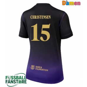 Barcelona Andreas Christensen #15 Replik Auswärtstrikot Damen 2026-27 Kurzarm